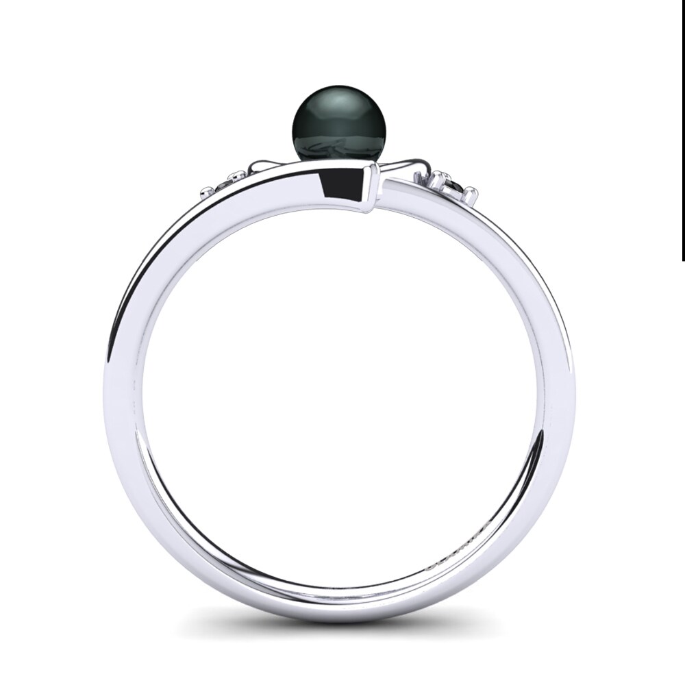 Black Onyx Ring Lornalee Ø4 mm