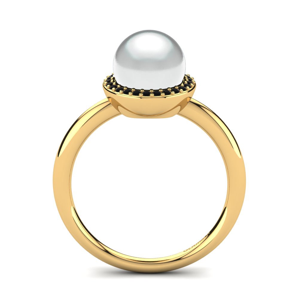 Black Onyx Ring Louberta Ø8 mm