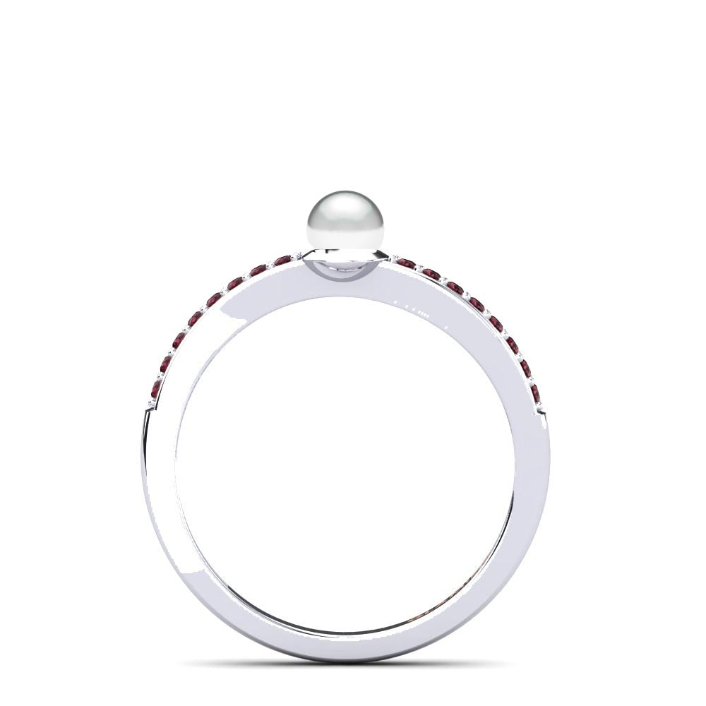 Granate Anillo Shell Ø4 mm