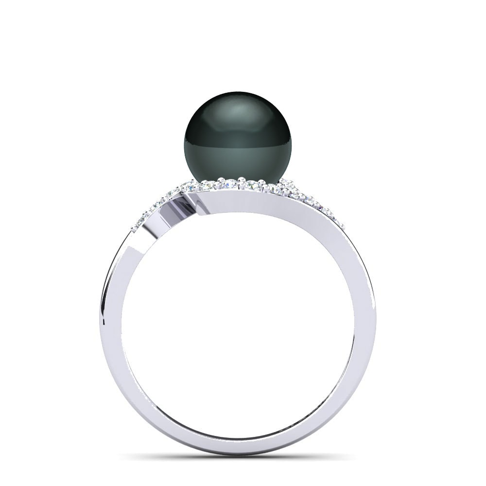 Diamante cultivado en laboratorio Anillo Leda Ø8 mm