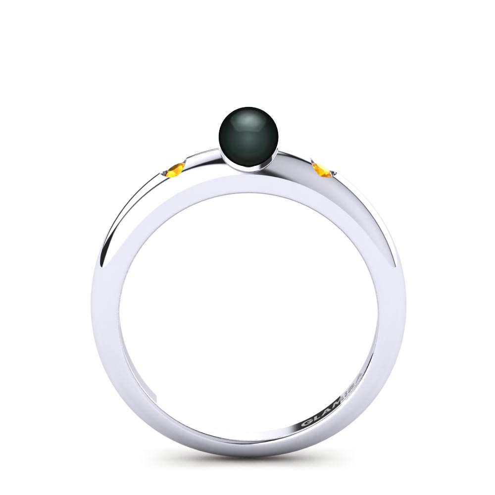 Citrino Anillo Vione Ø4 mm