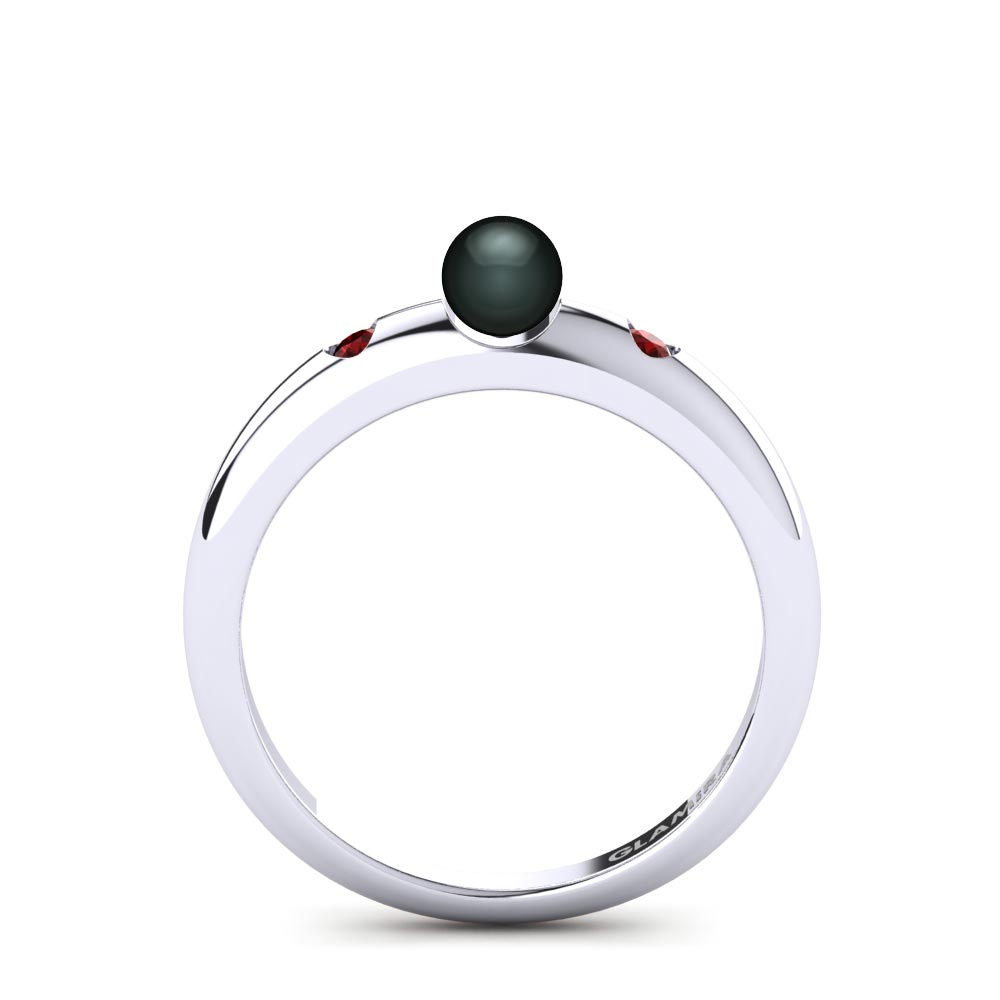 Circonita Roja Anillo Vione Ø4 mm