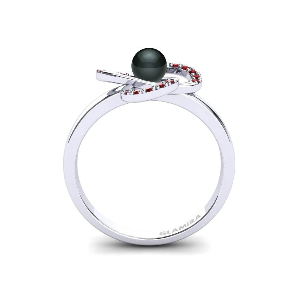 Circonita Roja Anillo Serissa Ø4 mm