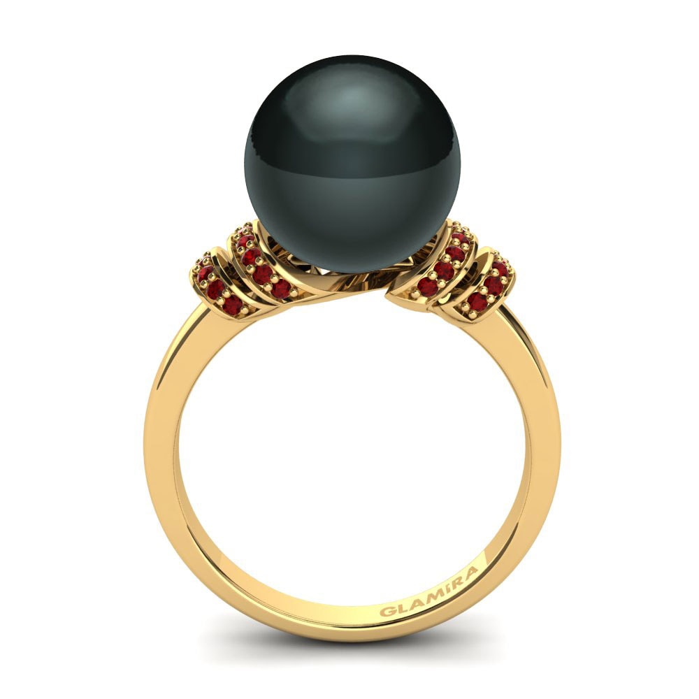 Circonita Roja Anillo Sarita Ø10 mm