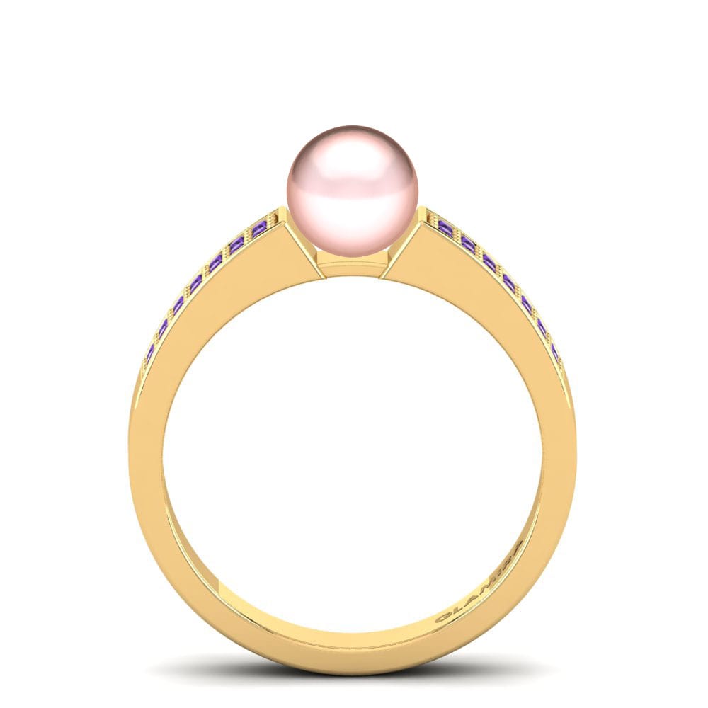 Amatista Anillo Opium
