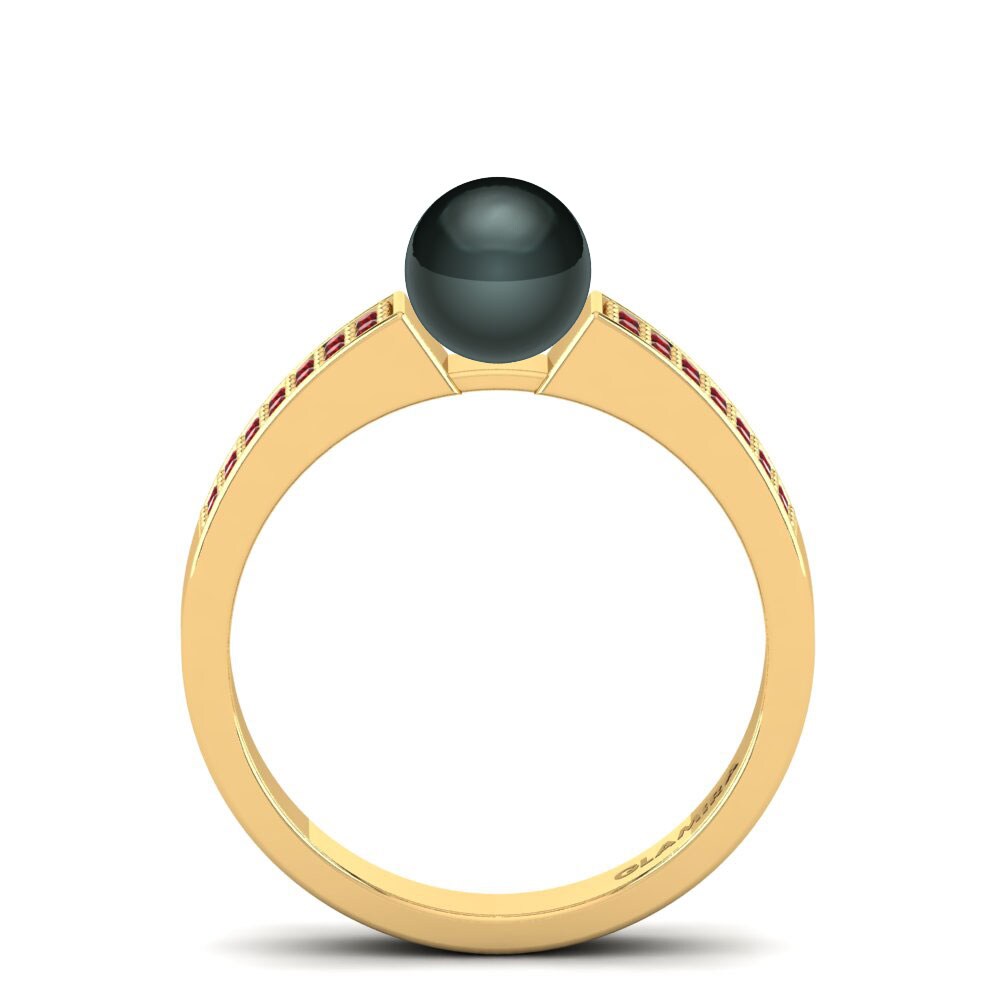 Circonita Roja Anillo Opium