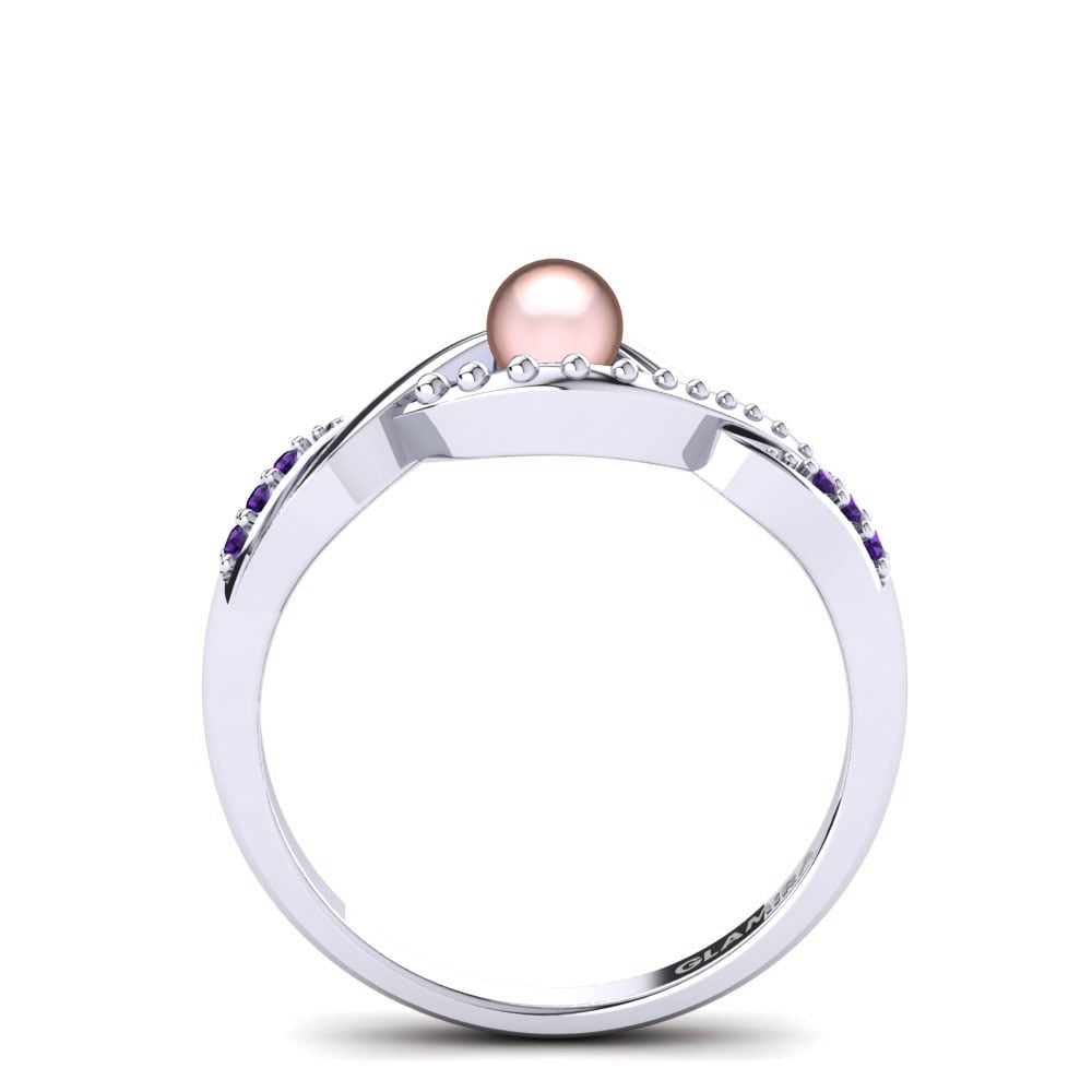 Amatista Anillo Questa Ø4 mm