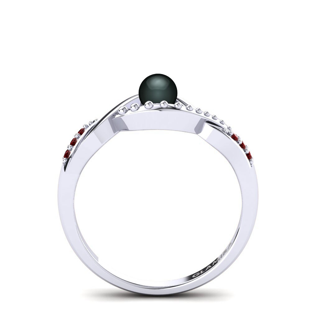 Circonita Roja Anillo Questa Ø4 mm