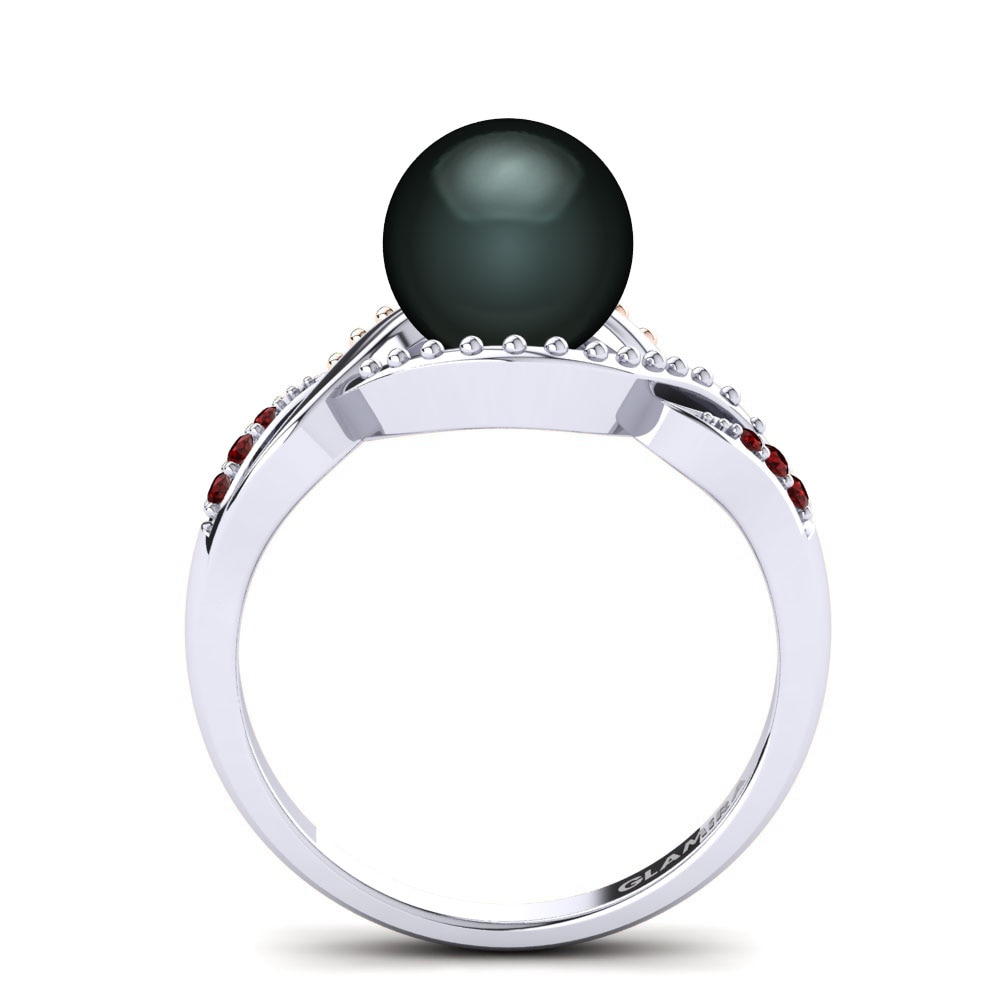 Circonita Roja Anillo Questa Ø8 mm