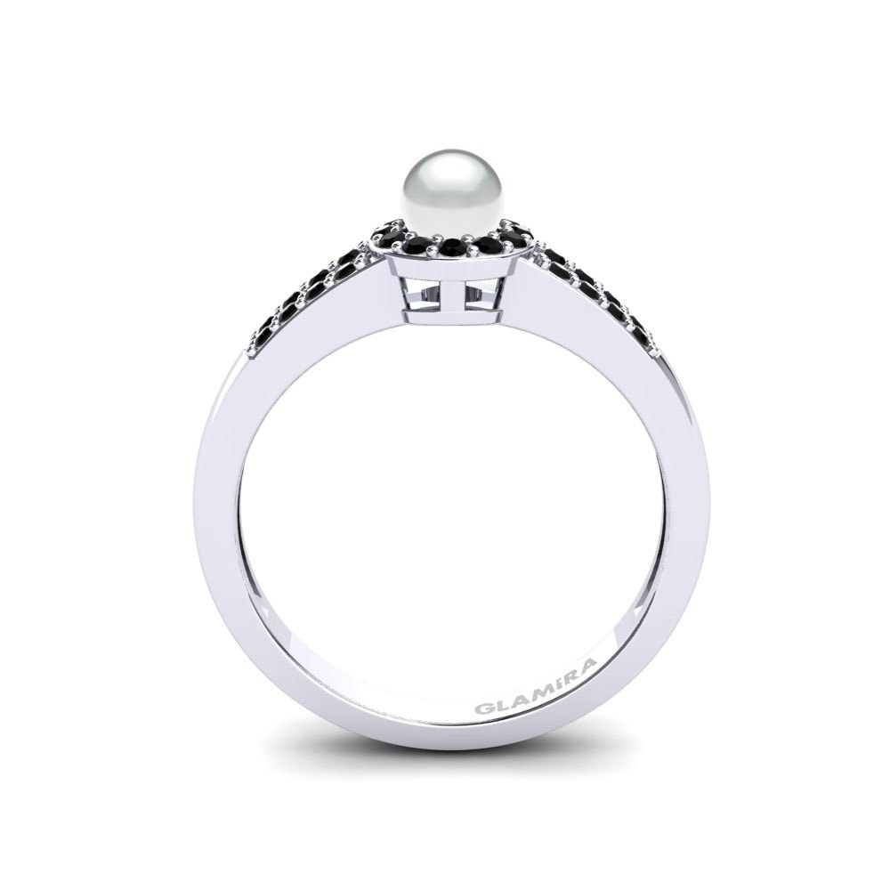 Black Sapphire Ring Jeremia Ø4 mm