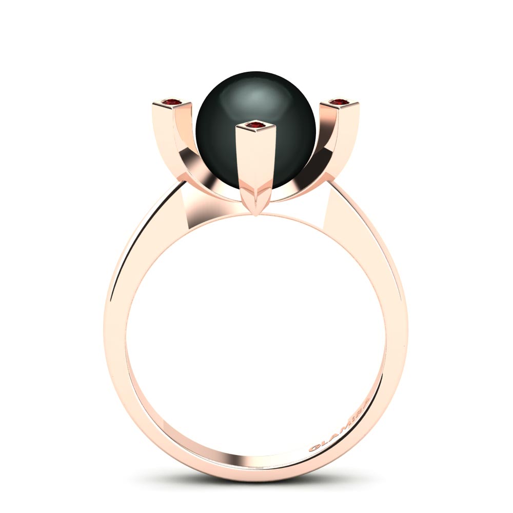 14ct Rose Gold Ring Margosha Ø8 mm