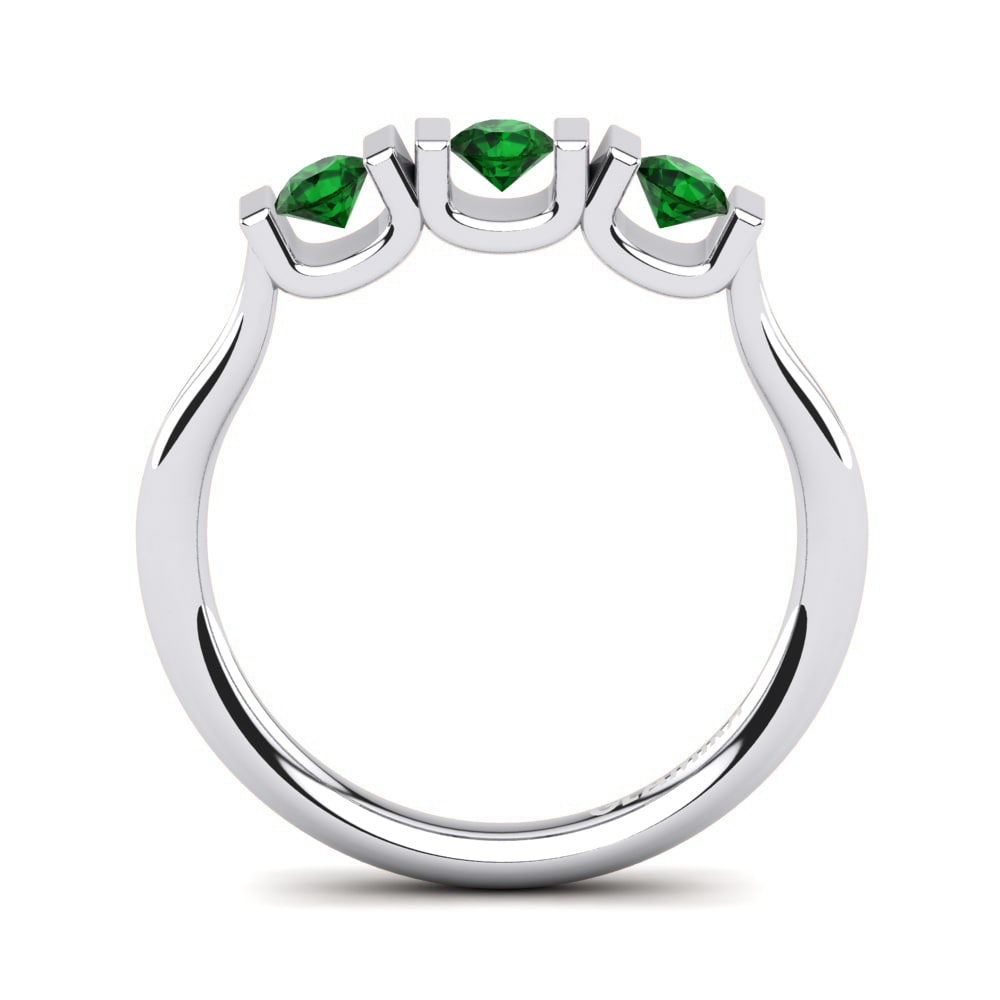 Green Zirconia Engagement Ring Prenia