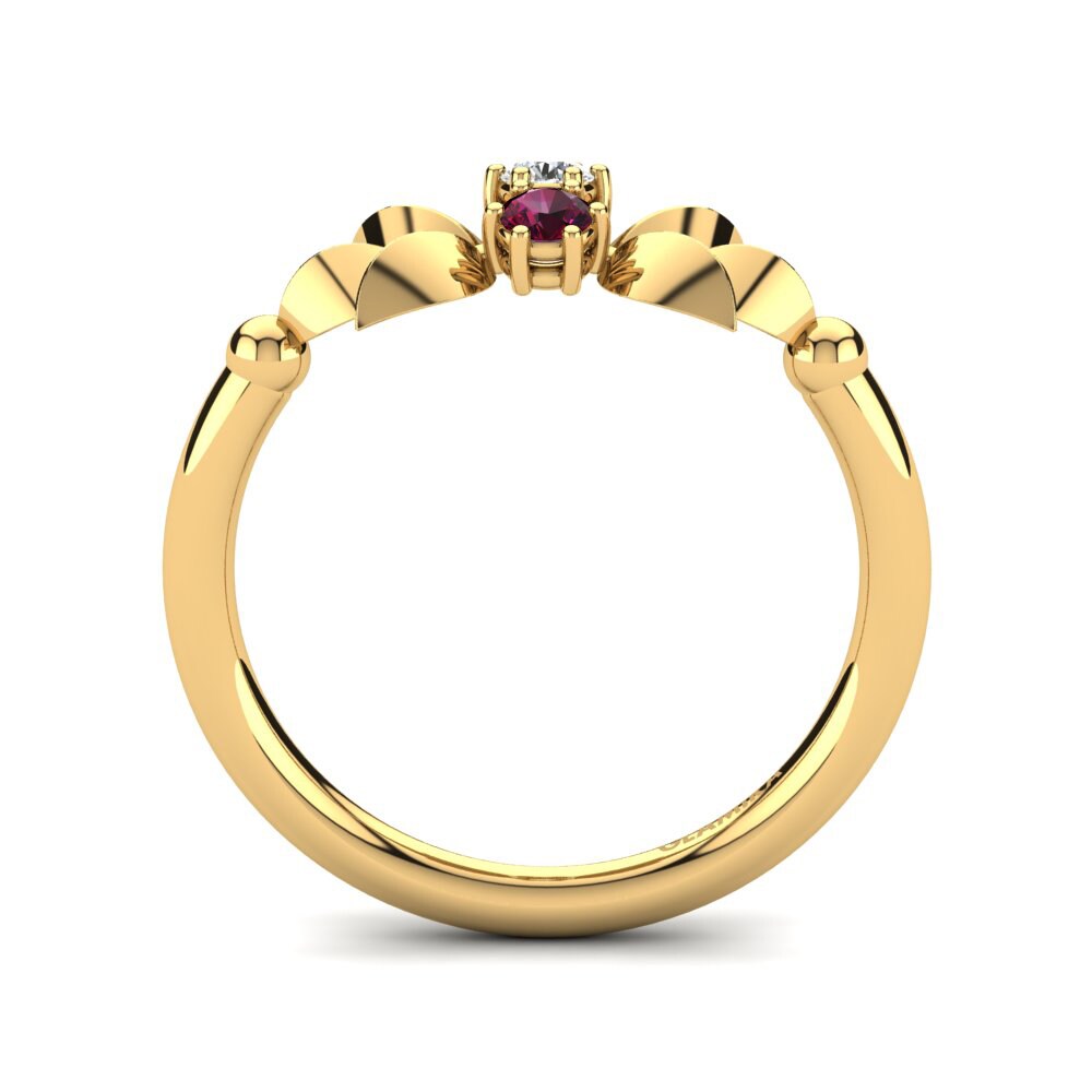 Rhodolite Garnet Ring Priscella