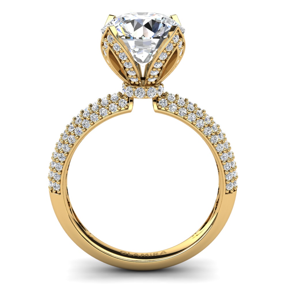 Lab Grown Diamond Engagement Ring Queen 3.0 crt