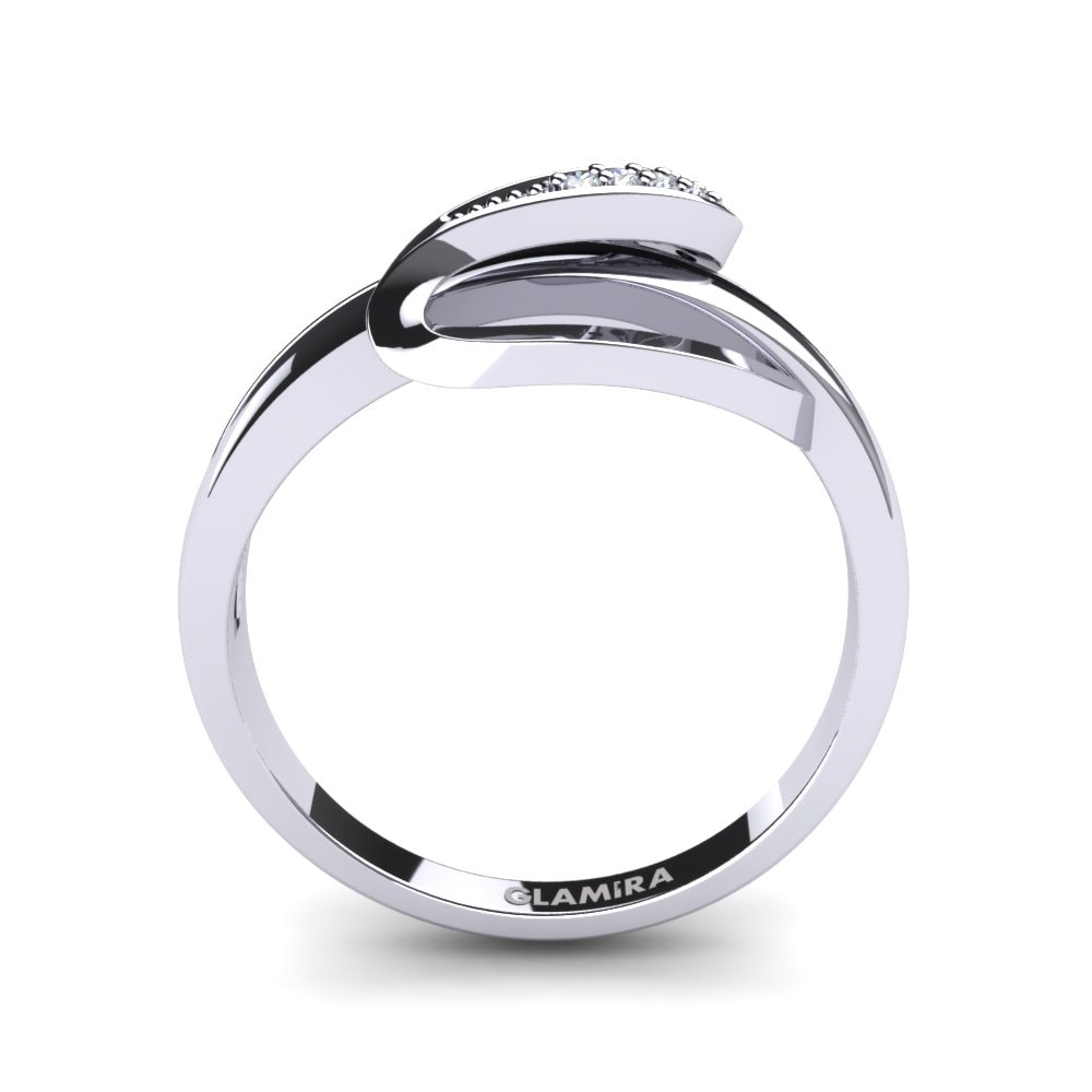 950 Palladium White sapphire Ring Severina