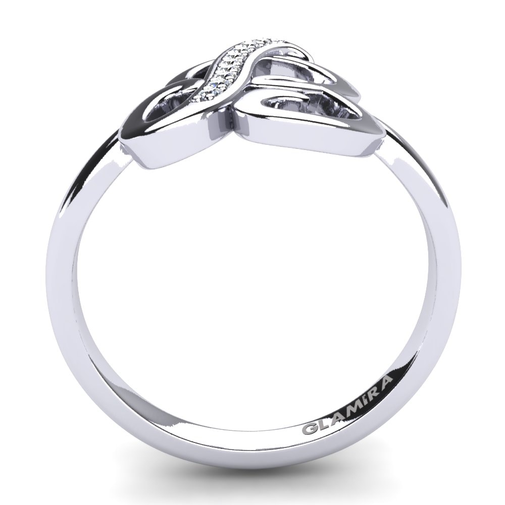 Rotondo Diamante cresciuto in laboratorio Initials Anello B