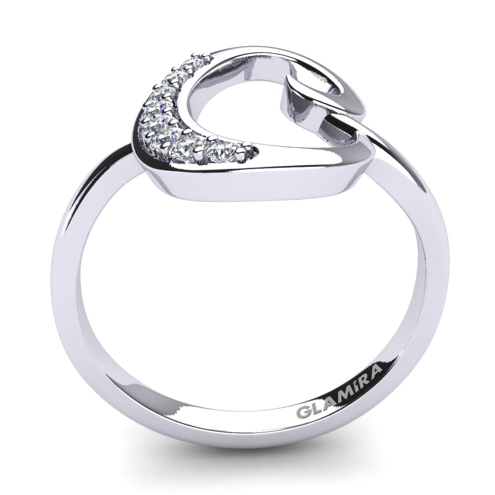 Rotondo Diamante cresciuto in laboratorio Initials Anello C