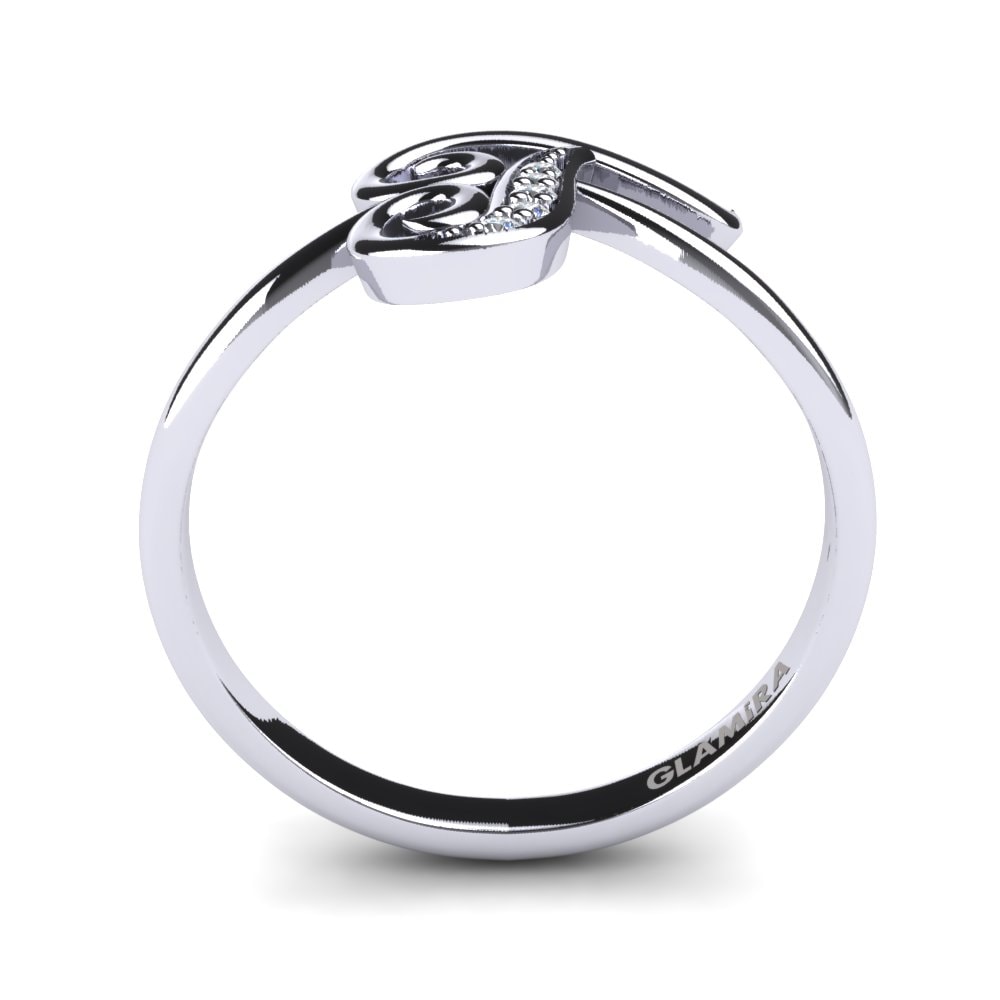 Rotondo Diamante cresciuto in laboratorio Initials Anello T