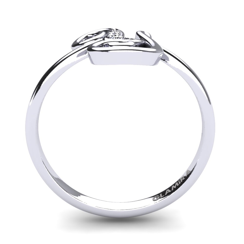 Rotondo Diamante cresciuto in laboratorio Initials Anello Y