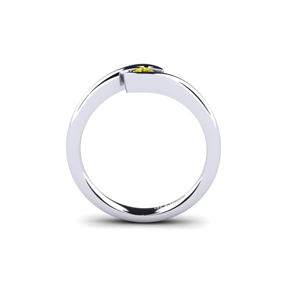Yellow Diamond Engagement Ring Tonia 0.1 crt