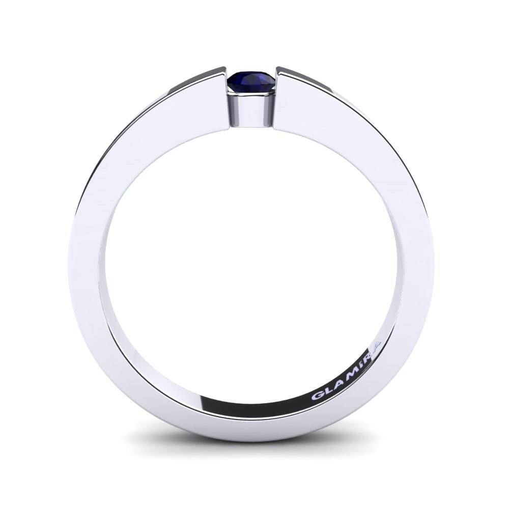 Donker Blauwe Zirkoon Verlovingsring Nature 0.1 crt