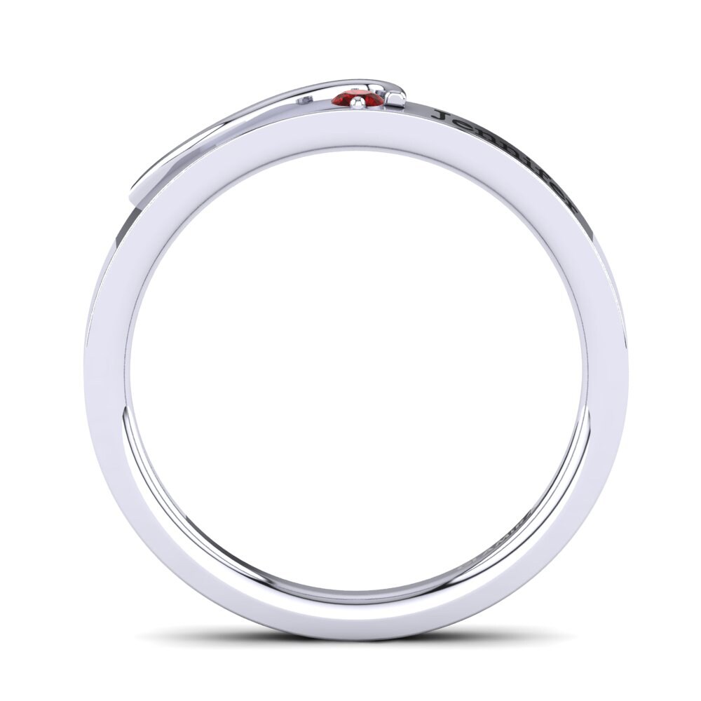 Zircone Rosso Anello Dietmar