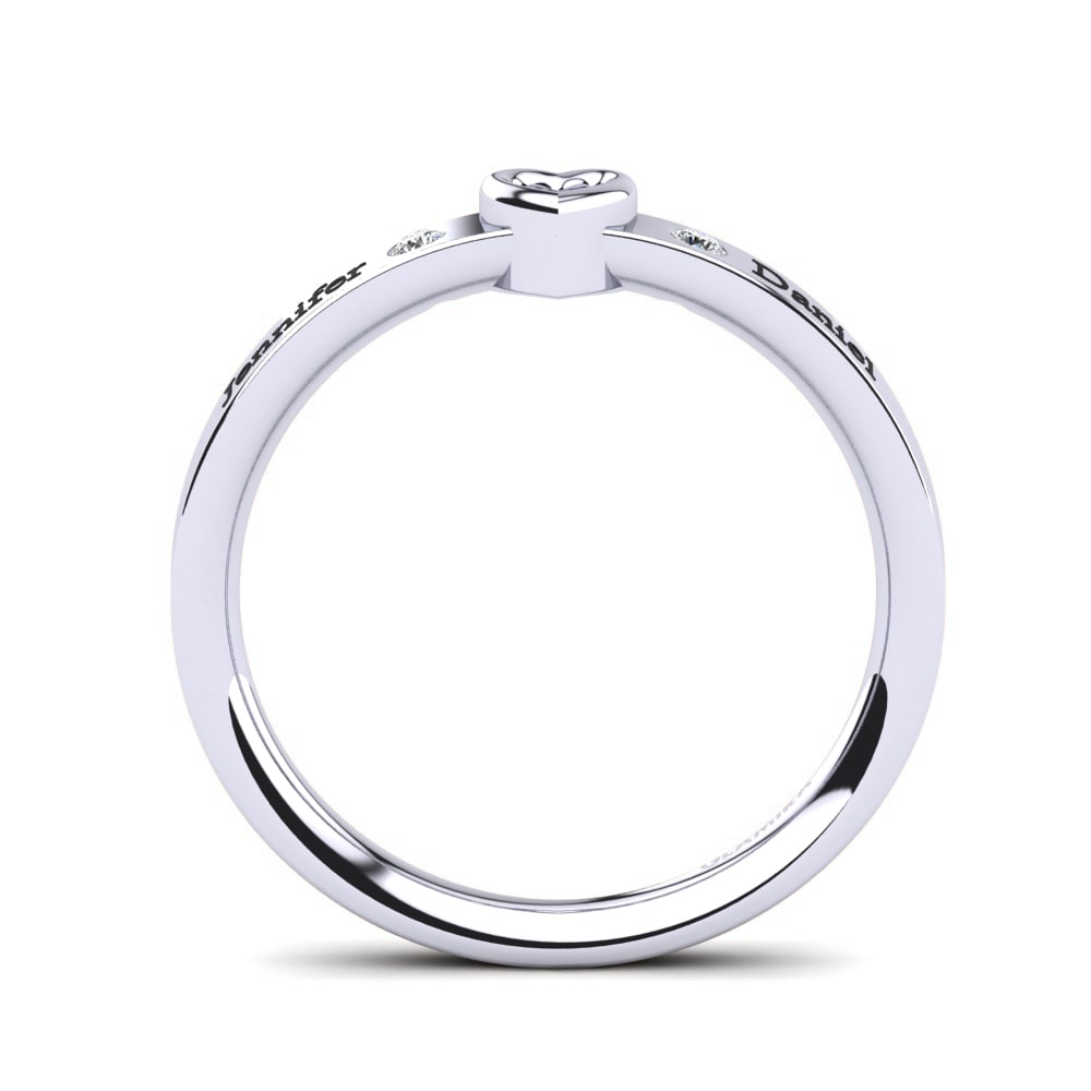 Round Lab Grown Diamond Ring Hansika