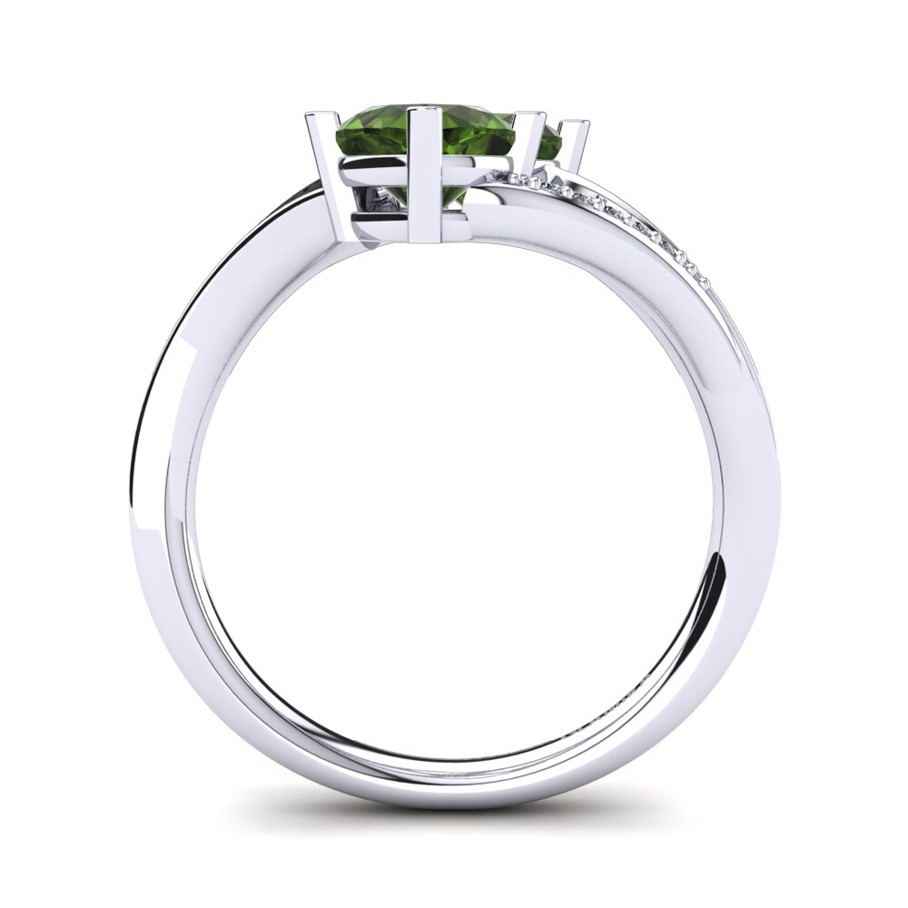 Green Tourmaline Ring Seneca