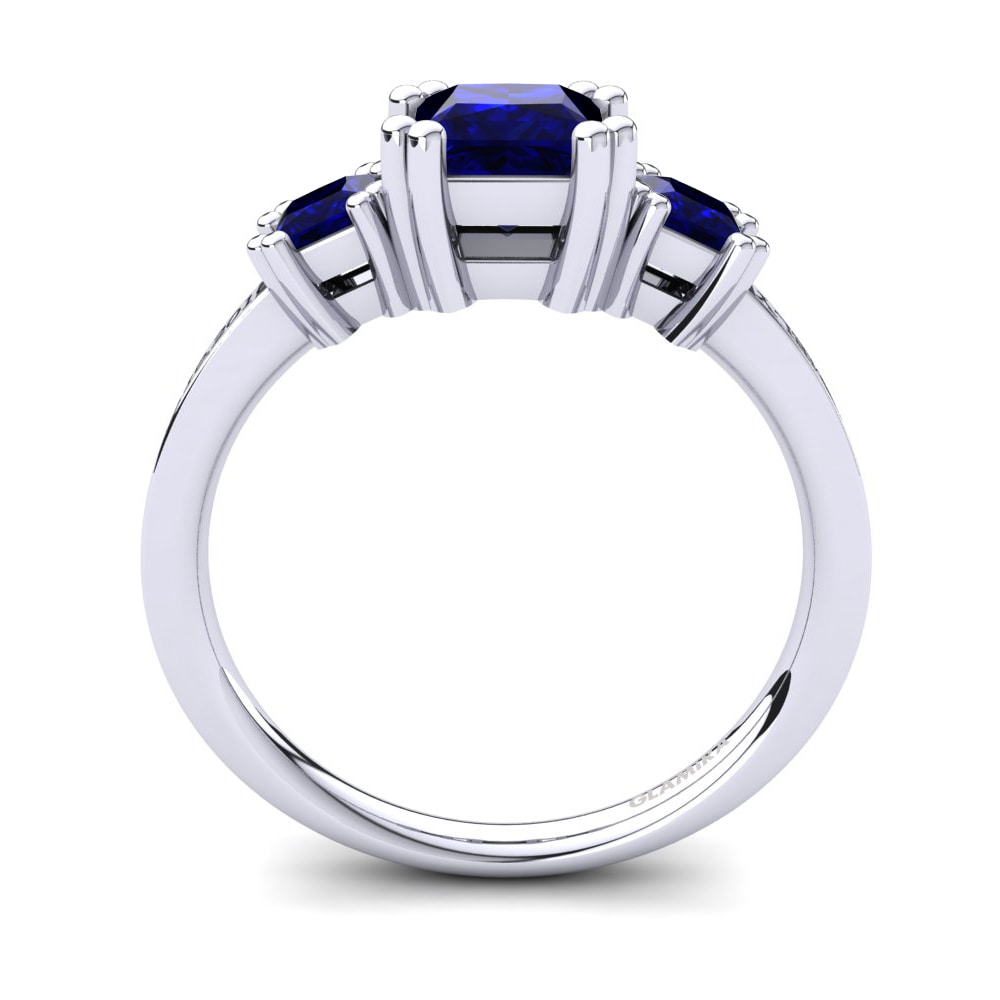 Palladium 950 Saphir Ringe Sheldan