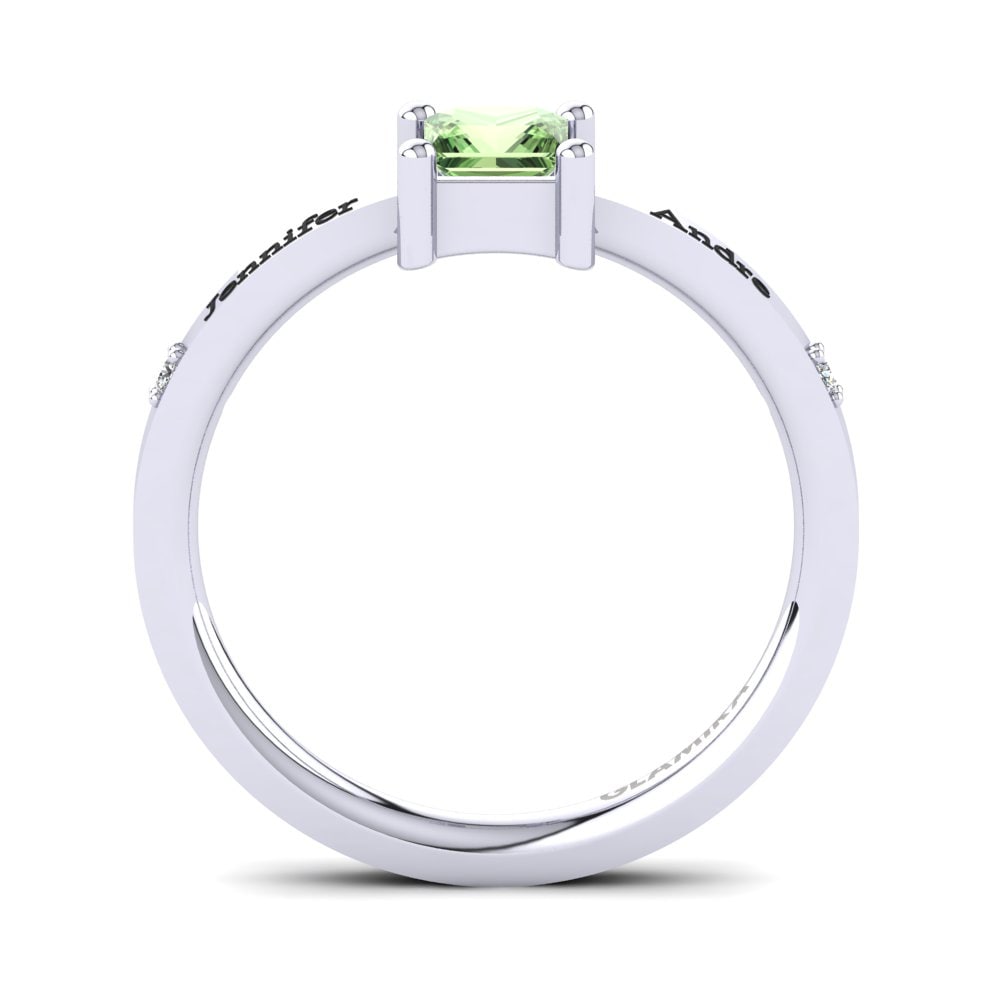 Green Amethyst Ring Terantia