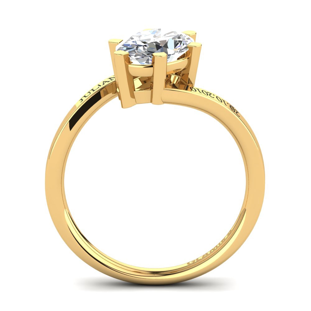 14ct Yellow Gold Diamond Ring Urwine