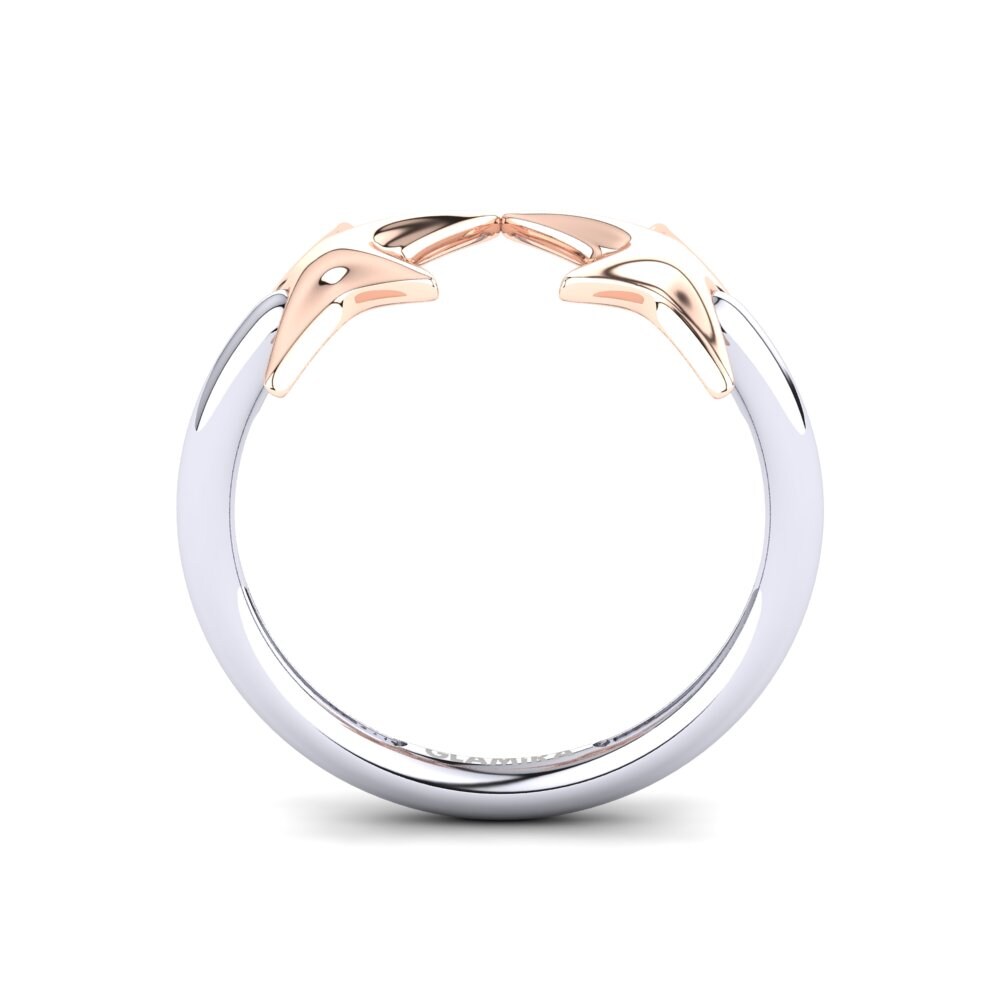 750 Weiß & Rotgold Ring Ruacana