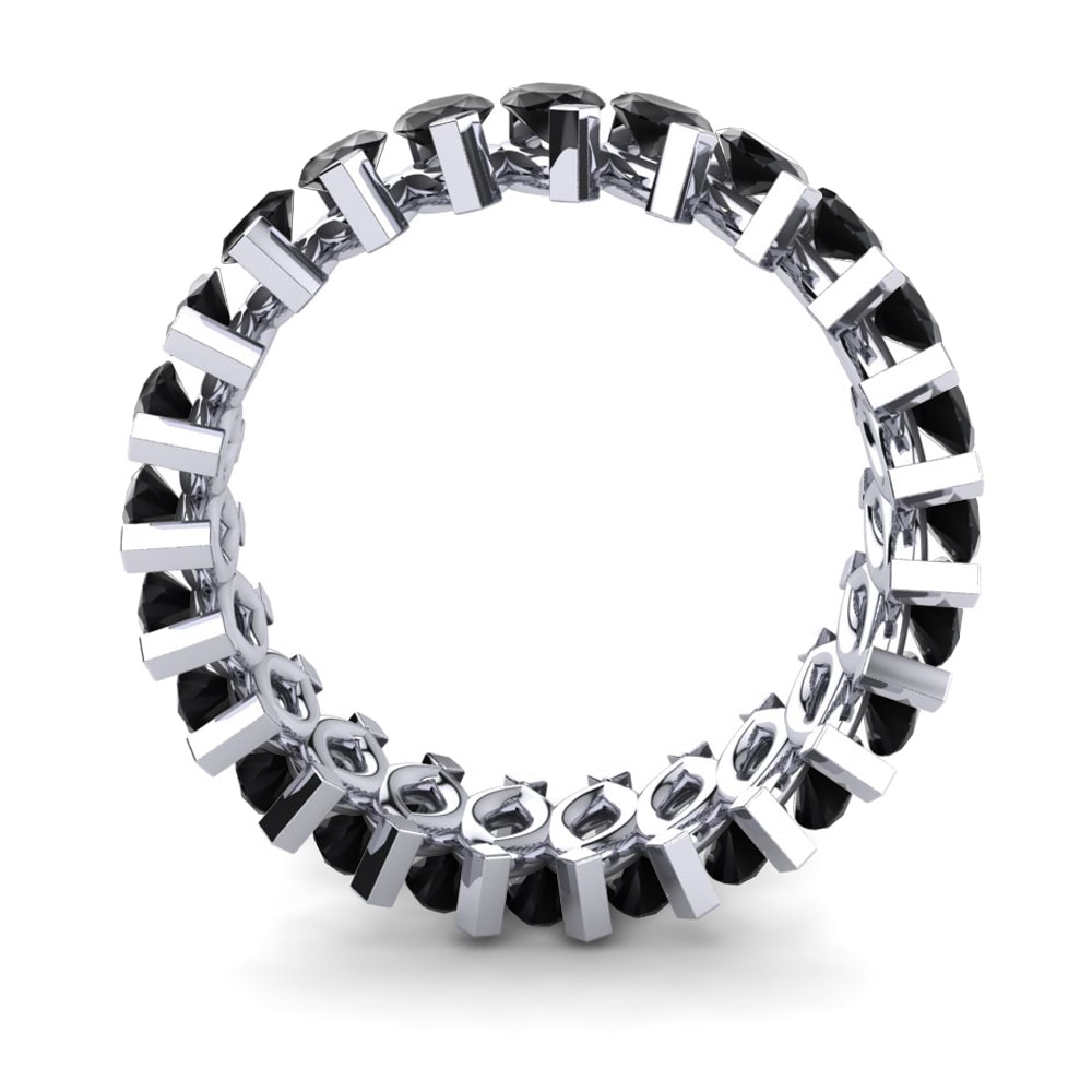 Onyx Noir Bague Messina