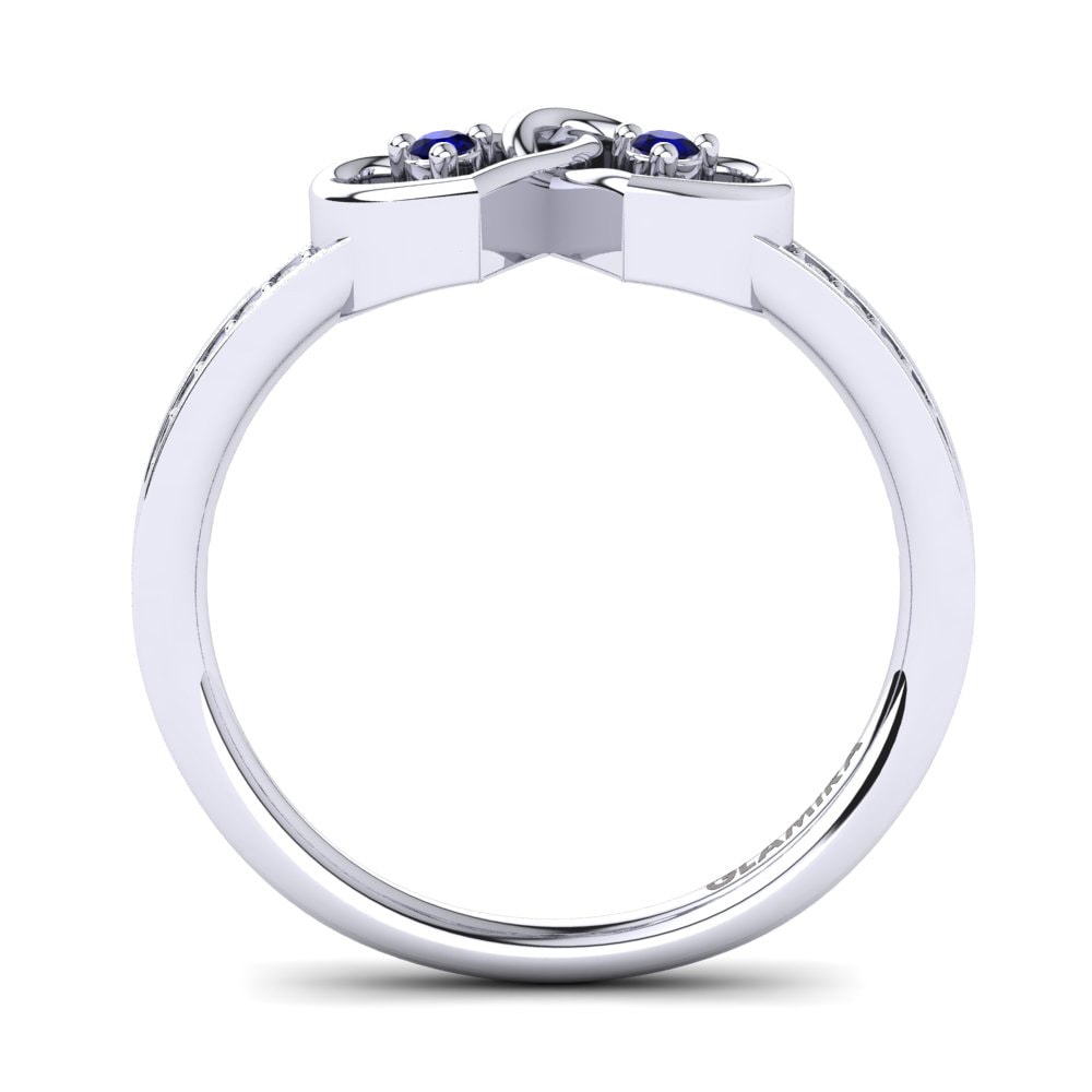 Dark Blue Zirconia Ring Sharalyn