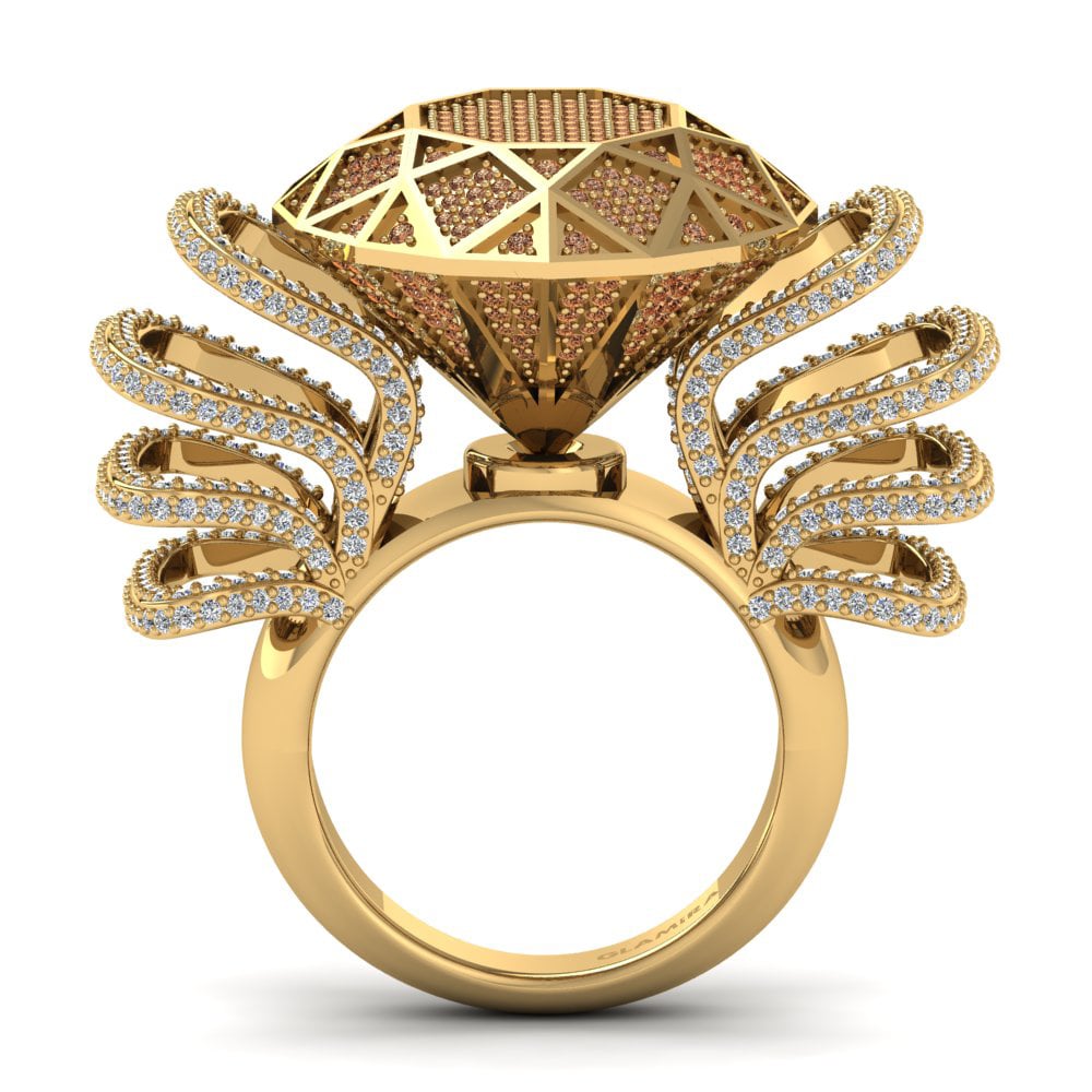 Bruine Diamant Ringen Soria