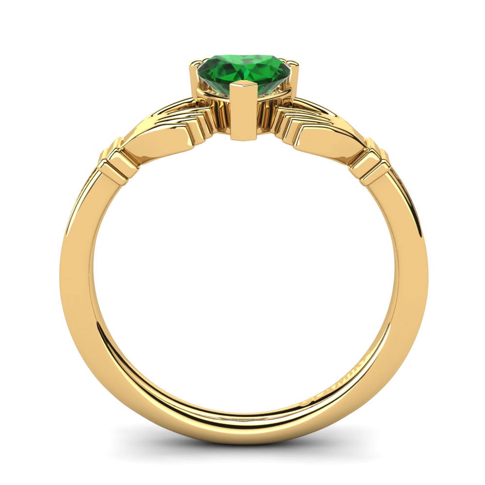 Emerald Engagement Ring Tamara