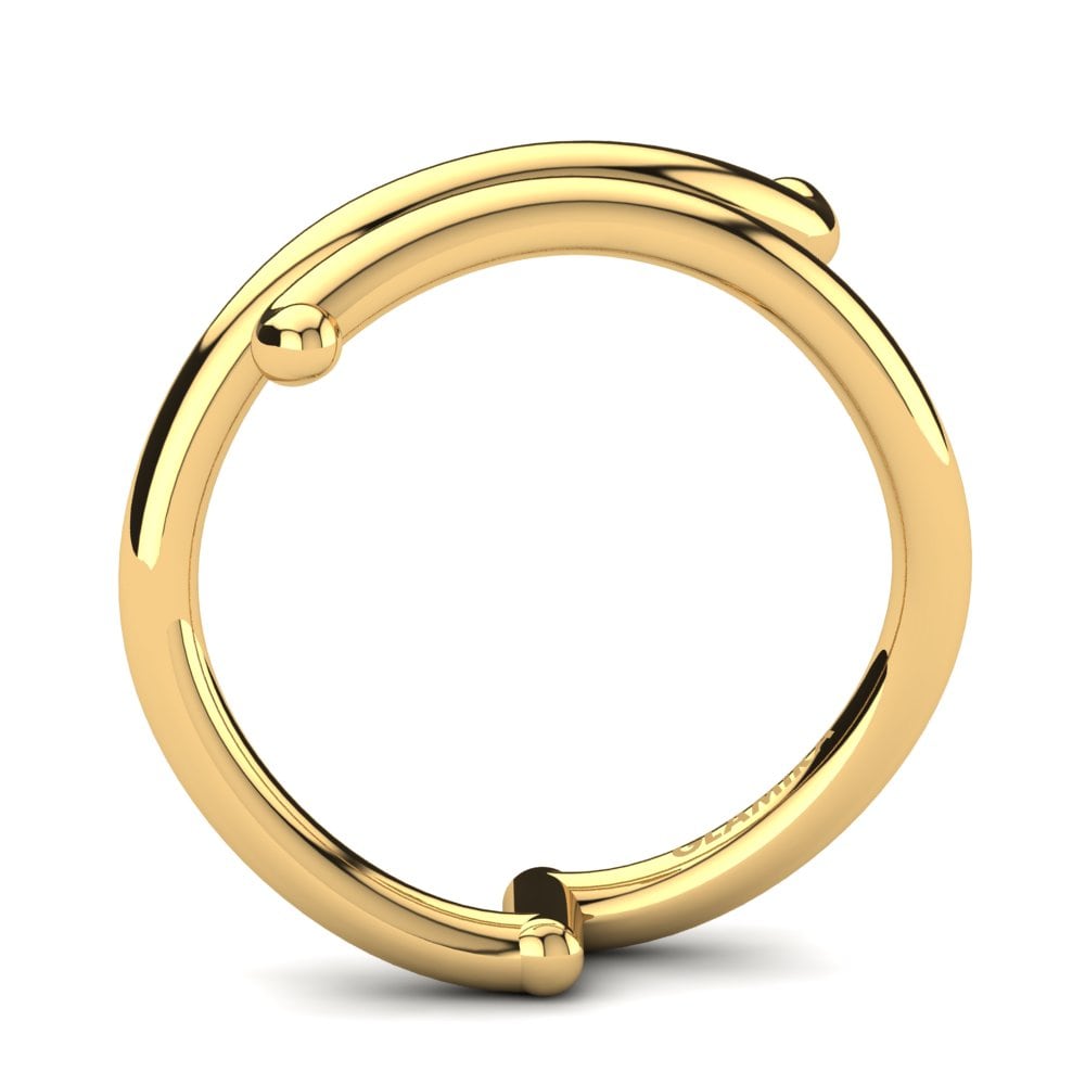 14k Yellow Gold Knuckle Ring Tertia
