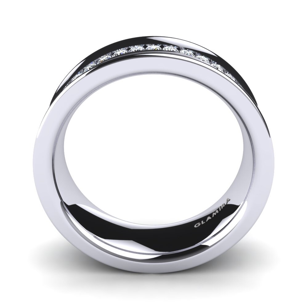 950 Palladium White sapphire Ring Casey