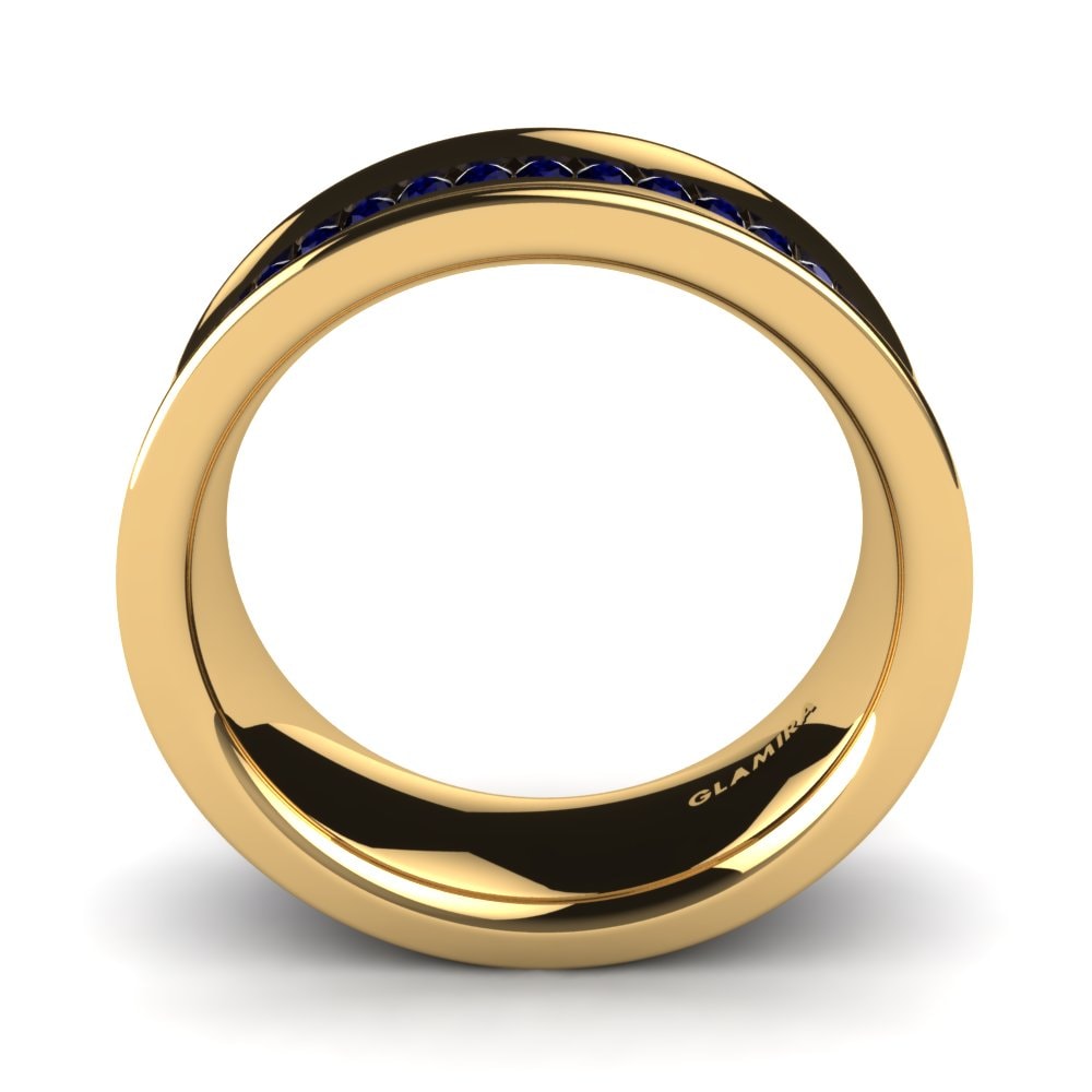 Dark Blue Zirconia Ring Casey