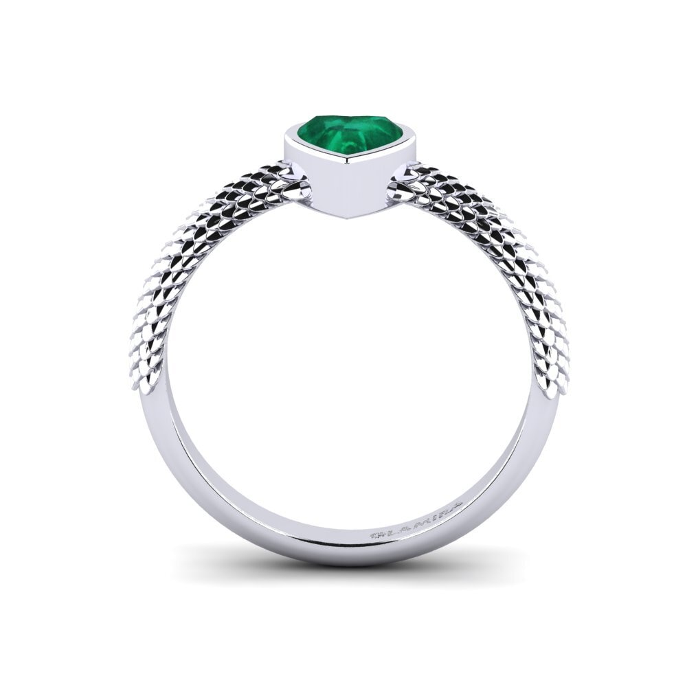 Heart Emerald Women's Ring Abbacy