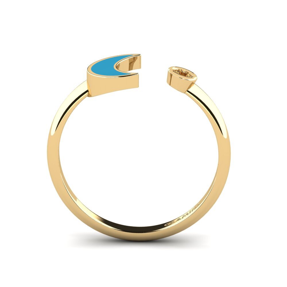 Brown Diamond Ring Abeluie