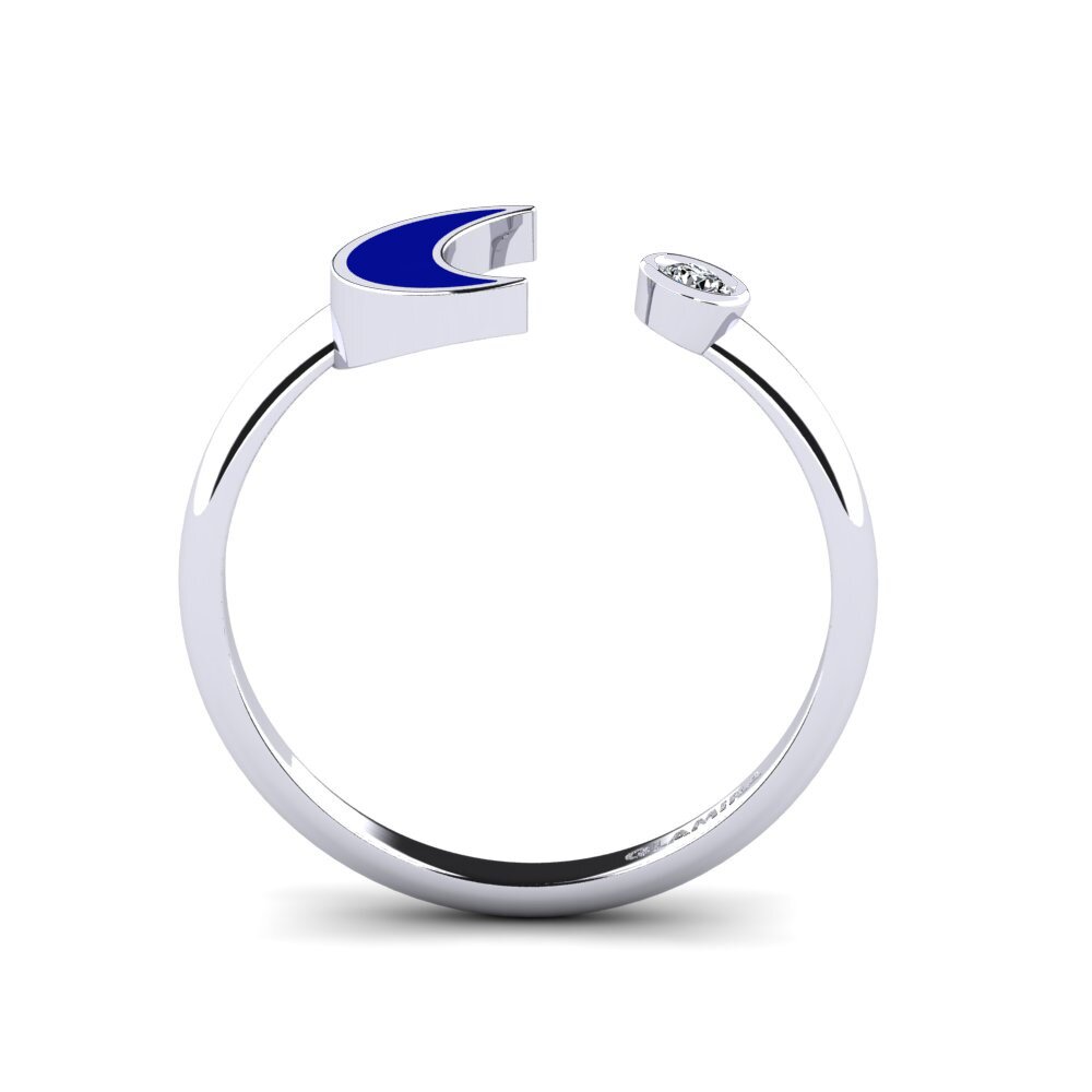 Weißgold 375 Ring Abeluie
