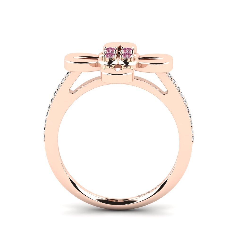 Granate Rhodolite Anillo Abords