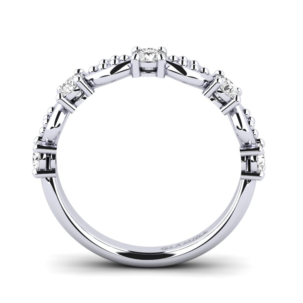 Zaffiro Bianco Anello Abworn