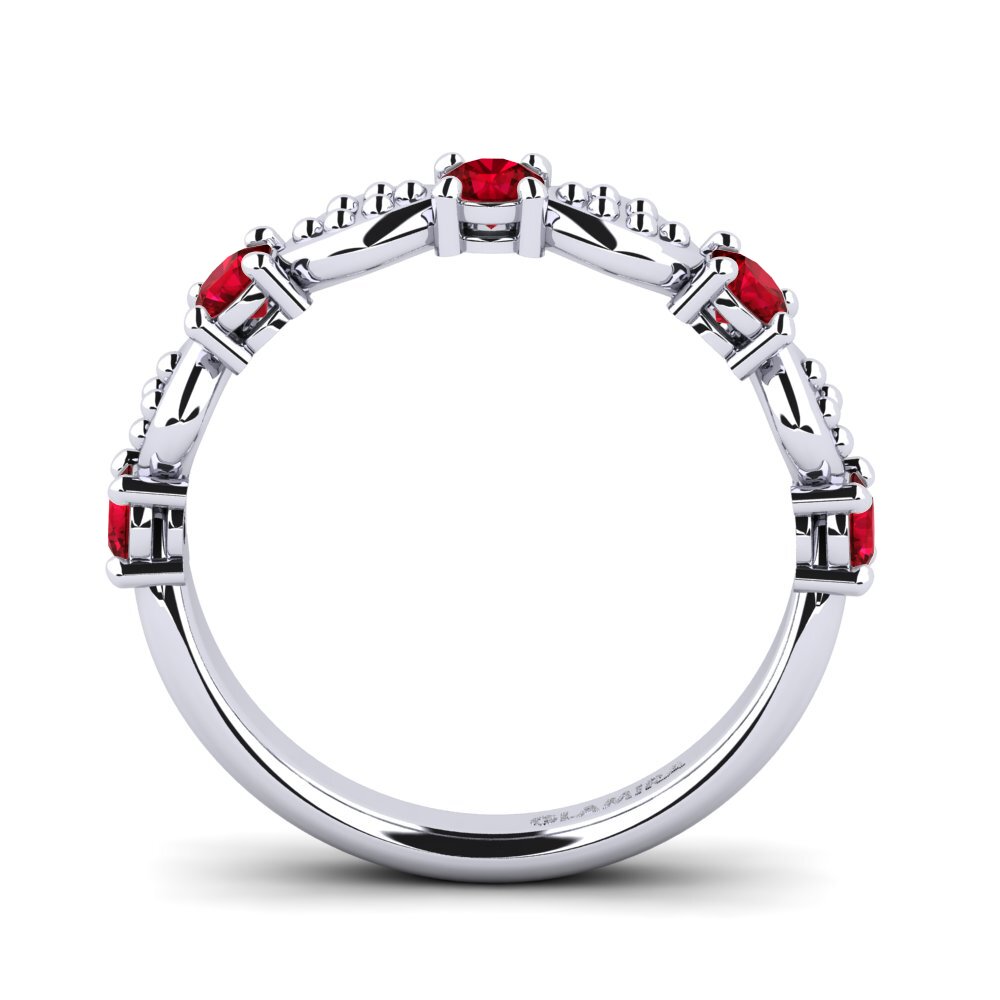 Zircone Rosso Anello Abworn