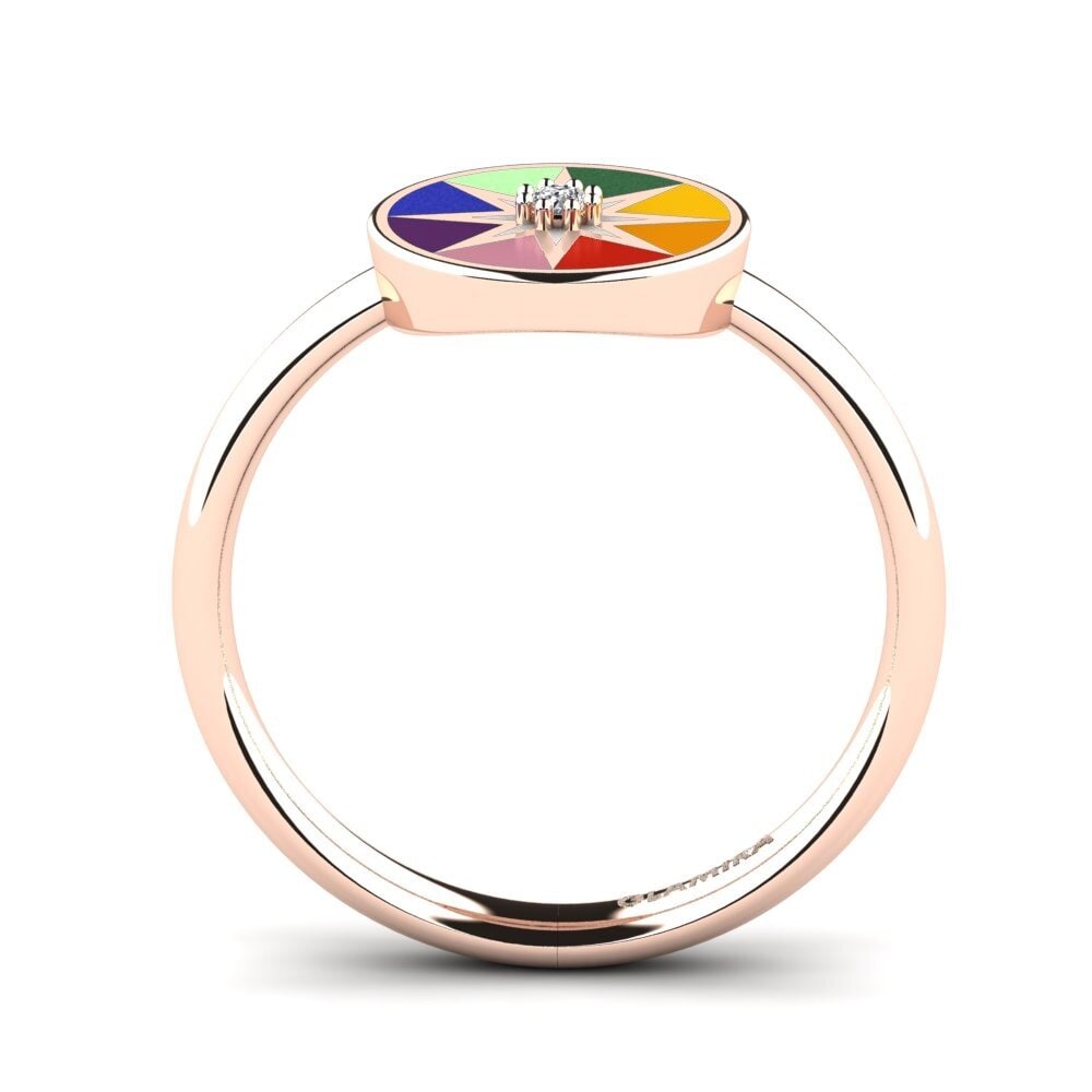 Rotgold 585 Ring Acheux