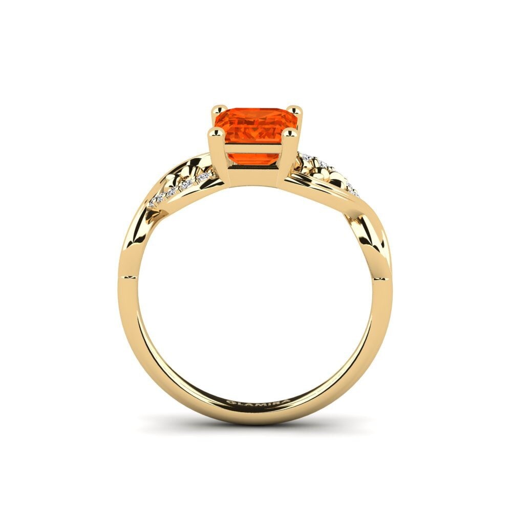 Ópalo Fuego Anillo de compromiso Acrog - Emerald