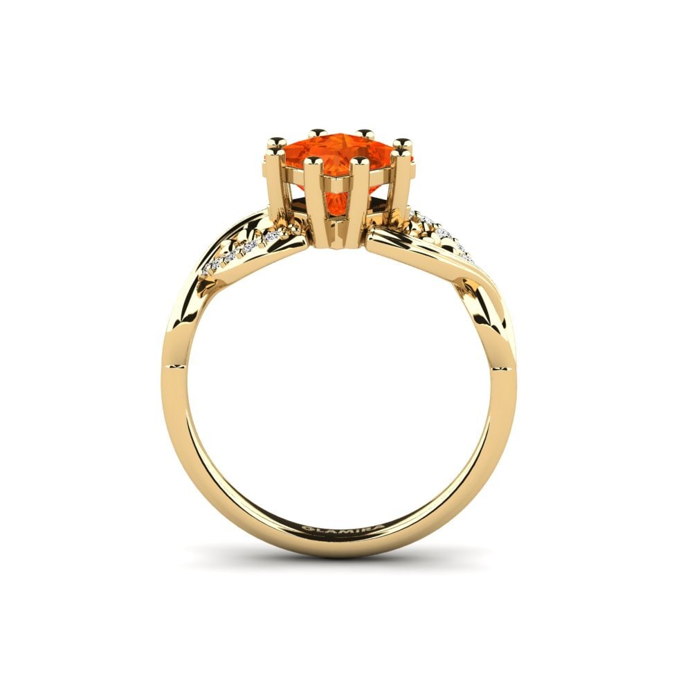 Ópalo Fuego Anillo de compromiso Acrog - Princess