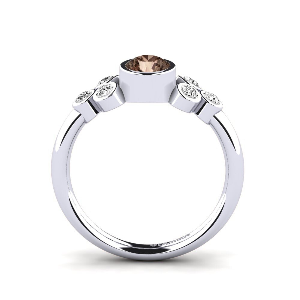 Smoky Quartz Engagement Ring Adamaris