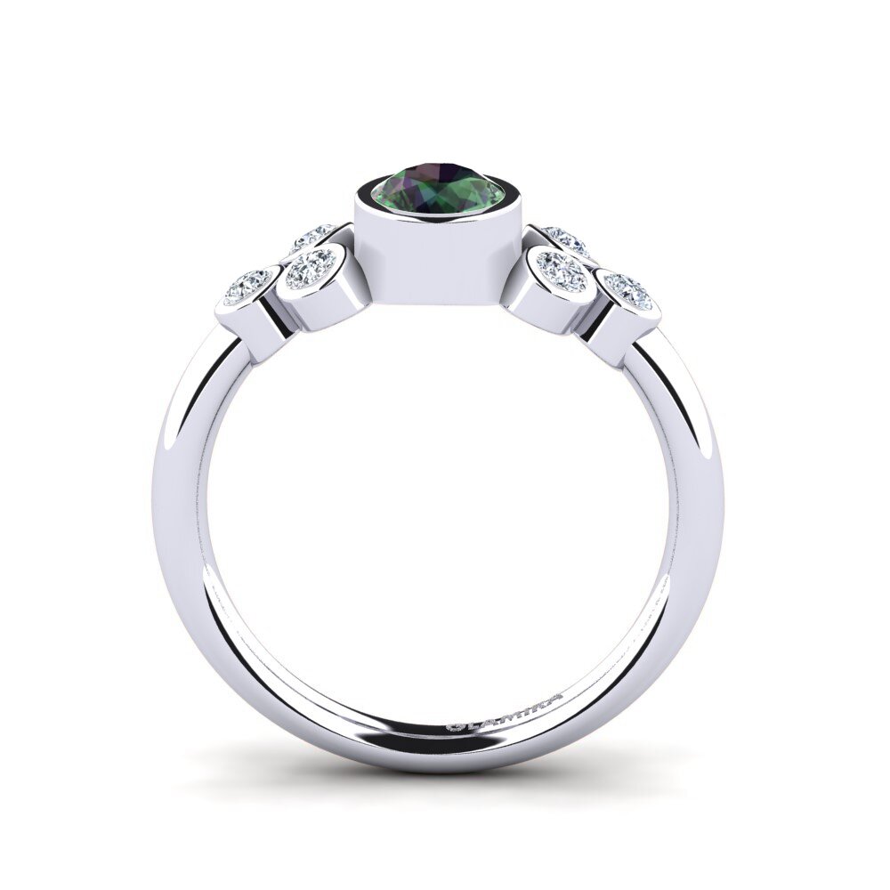 Mystic Topaz Engagement Ring Adamaris